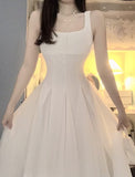 Niulatu A Line Square Neckline Party Dress Holiday Dresses Night Dress Birthday Outfits SD1220