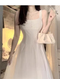 Niulatu A Line Square Neckline Party Dress Holiday Dresses Night Dress Birthday Outfits SD1220