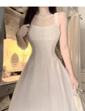 Niulatu A Line Square Neckline Party Dress Holiday Dresses Night Dress Birthday Outfits SD1220