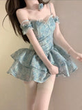 Niulatu Ball Gown Spaghetti Straps Green Satin Party Dress Birthday Dresses Birthday Outfits SD1229