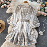 Niulatu A line Long Sleeves Long Sleeves Holiday Dresses Autumn Beach Dress SD1265