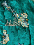 Niulatu Mermaid One Shoulder Tulle Green Long Party Dress Prom Dresses SD1518