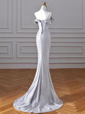Niulatu One-shoulder Evening Dress Slim Annual Show Host Dress Dinner Will Dress Prom Dresses SD1334