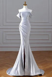 Niulatu One-shoulder Evening Dress Slim Annual Show Host Dress Dinner Will Dress Prom Dresses SD1334