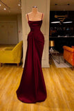 Niulatu Sleeveless Spaghetti Strap Prom Dress Mermaid With Ruffles Prom Dresses SD1341