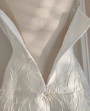 Niulatu A line Spaghetti Straps White Pearls Women Dress Short Birthday Outfits SD134