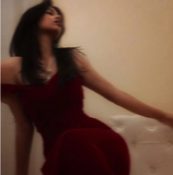 Niulatu Sheath Off The Shoulder Red Velvet Long Prom Dresses Formal Evening Dress SD1407