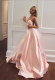 Niulatu A Line Spaghetti Straps Backless Sleeveless Long Prom Dresses Formal Evening Dress SD1416