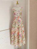 Niulatu A line Straps Floral Lace Vacation Dress Women Dresses SD142