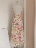 Niulatu A line Straps Floral Lace Vacation Dress Women Dresses SD142