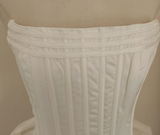 Niulatu A line Strapless White Travel Vacation Dresses Short Satin Birthday Dress SD148