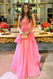 Niulatu Sleeveless A-line Tulle Long Prom Dresses For Party SD1586