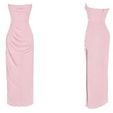Niulatu Sweetheart Sleeveless Mermaid Satin Long Evening Prom Dresses SD1587