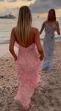 Niulatu Mermaid Sleeveless Floor Length Long Evening Dress Prom Dresses SD1712