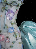 Niulatu Mermaid Sweetheart Satin Blue Party Dress Long Prom Dress Evening Dresses SD1859