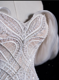 Niulatu Mermaid Off The Shoulder White Lace Long Wedding Dresses Brides Dress SD1860