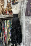 Niulatu Fashion Mermaid Sweetheart Black Floor Length Evening Dress Prom Dresses SD1895