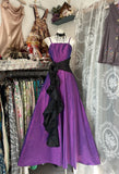 Niulatu Fashion A line Spaghetti Straps Grape Floor Length Evening Dress Prom Dresses SD1897
