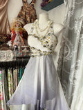 Niulatu Fashion High Low Halter Ombre Gray Chiffon Evening Dress Prom Dresses SD1898