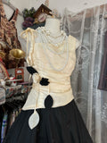 Niulatu Ball Gown Sleeveless Long Black Evening Dress Prom Dresses SD1900