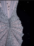 Niulatu Mermaid Off The Shoulder Sequin Long Prom Dresses Formal Graduation Party Dress Evening Dress SD1915