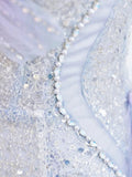 Niulatu Mermaid Sweetheart Sequin Long Prom Dress Evening Dress Formal Dress SD2131