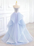 Niulatu Mermaid Sweetheart Sequin Long Prom Dress Evening Dress Formal Dress SD2131