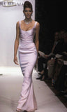 Niulatu Mermaid Square Neckline Lilac Satin Long Prom Dress Evening Dress Formal Dress SD2153
