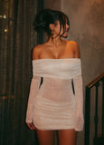 Niulatu Sheath Off The Shoulder Ruffle Mini Dresses Sequin Homecoming Dress 16th Birthday Dresses SD2164
