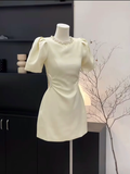 Niulatu A Line Scoop Neckline Short Women's Holiday Dresses SD218