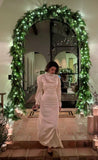 Niulatu Mermaid High Neckline Long Sleeves Prom Dresses Formal Evening Dress SD2212