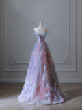 Niulatu A line Sweetheart Tulle Long Prom Dresses Evening Gowns SD2331