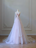 Niulatu A line One Shoulder Tulle Lace Long Evening Dress Prom Dresses SD2486