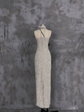 Niulatu Sheath One Shoulder Lace Prom Dresses Birthday Dress For Women SD248