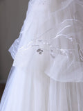 Niulatu Ball Gown Jewel Neckline Sequin Sleeveless Wedding Dress Bridal Dresses SD2501