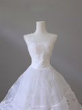Niulatu Ball Gown Jewel Neckline Sequin Sleeveless Wedding Dress Bridal Dresses SD2501