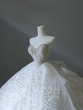 Niulatu Ball Gown Sweetheart Neckline Sequin Sleeveless Wedding Dress Bridal Dresses SD2502