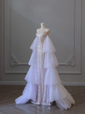Niulatu Mermaid High Neckline Sequin Ruffles Long Evening Dress Prom Dresses SD2505