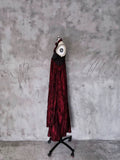 Niulatu A line Spaghetti Straps Burgundy Long Prom Dresses Birthday Dress For Women SD250