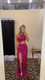 Pretty Mermaid One Shoulder Sequin 23rd Birthday Dress Prom Dress Birthday Outfits For Women HZ1214