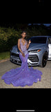 Pretty Mermaid V Neck Black Girl Grape Beads Sequin 18th Birthday Dress Prom Dress Birthday Outfits For Women HZ1214