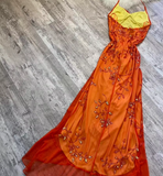 Niulatu A Line Halter Tulle Long Prom Dresses Formal Evening Dresses SD2712