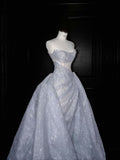 Gorgeous Ball Gown Sweetheart Sequin Long Prom Dress Party Dress Graduation Dresses HZ1214