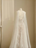 Simple Bridal Gown A line Sweetheart White Lace Floor Length Wedding Dresses Minimalist Bridal Gowns HZ1214