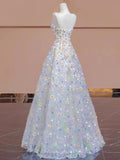 Niulatu Balll Gown Sweetheart Floral Tulle Long Evening Dress Prom Dresses SD2749