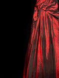 Niulatu Mermaid Sweetheart Red Taffeta Long Evening Dress Prom Dresses SD2753