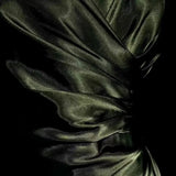 Niulatu Mermaid Spaghetti Straps Satin Green Long Evening Dress Prom Dresses SD2754