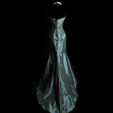 Niulatu Mermaid Sweetheart Taffeta Long Evening Dress Prom Dresses SD2755