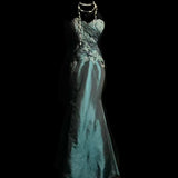 Niulatu Mermaid Sweetheart Taffeta Long Evening Dress Prom Dresses SD2755