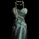 Niulatu Mermaid Sweetheart Taffeta Long Evening Dress Prom Dresses SD2755
